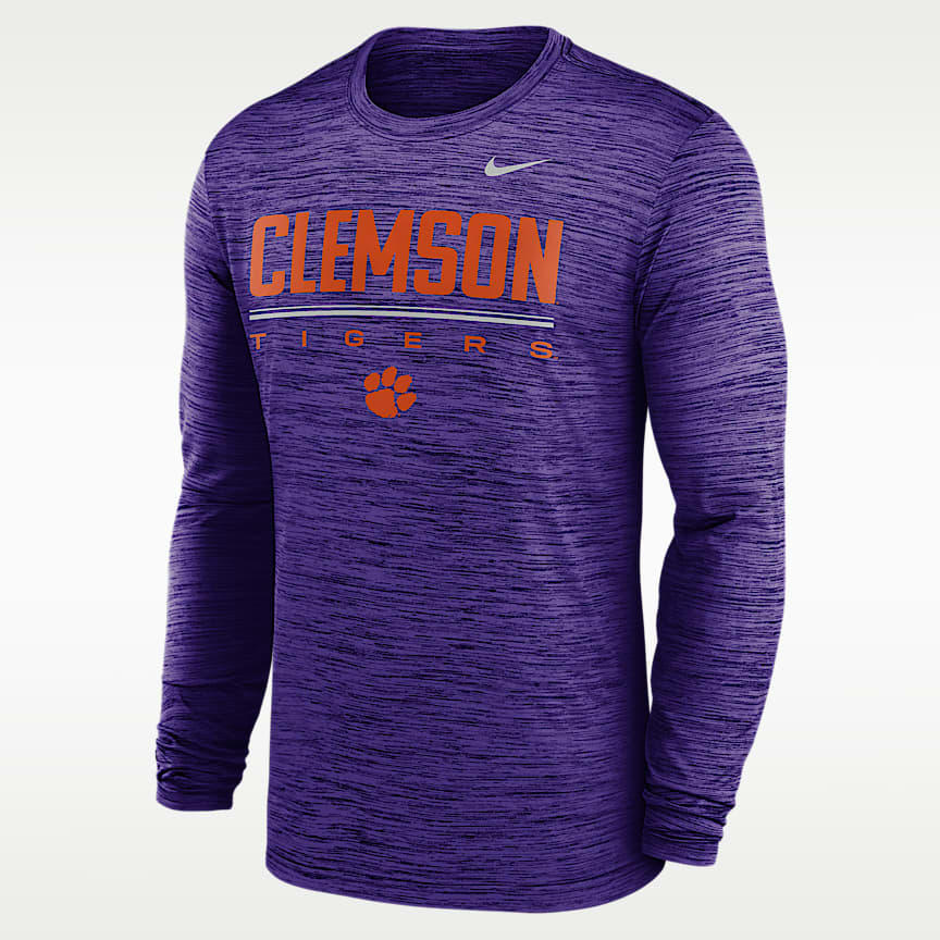 Clemson Victory Men's Nike Dri-FIT College 1/2-Zip Long-Sleeve Top